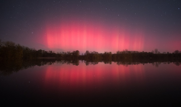 Aurores boréales en Bourgogne