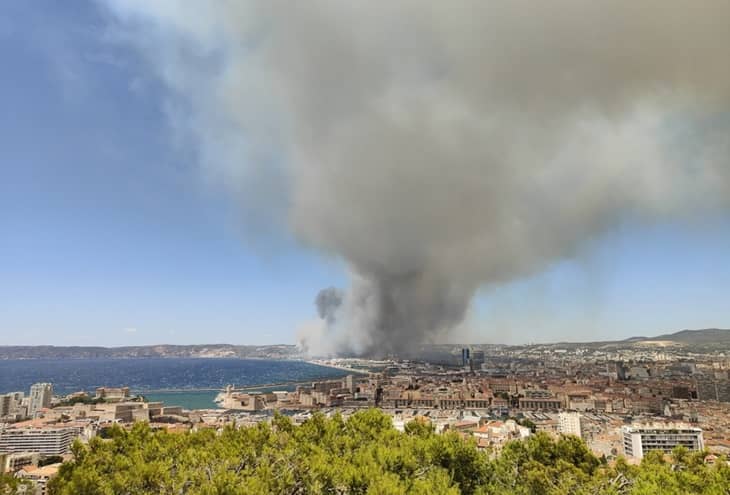 Pyrocumulus marseillais