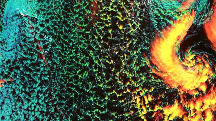 Imagerie en composition colorée - Météo-France