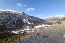 Enneigement en février 2022 dans les Hautes-Alpes.