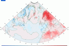 ... alors que la Scandinavie connaît des conditions très chaudes. 