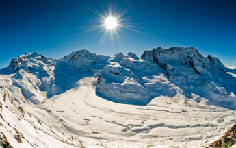 Le Mont Rose en Italie