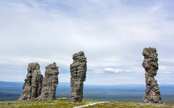 Chaleur le long de la Petchora en Sibérie occidentale