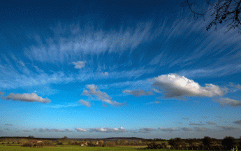 Grande douceur sur la France, ici dans l'Orne