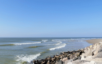 La chaleur a gagné les Hauts-de-France hier, ici à Berck-Plage (62)