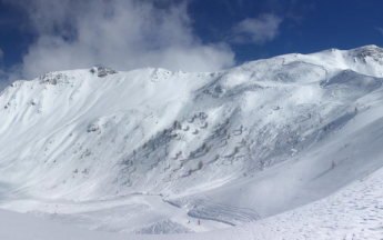 Déclenchement d'avalanche au Sauze (04) © Nicolas Braud, Le Sauze