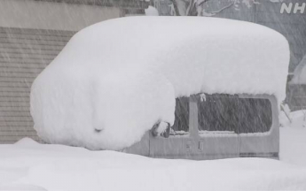 Chutes de neige impressionnantes sur le Japon - © Sayaka Mori, twitter : @sayakasofiamori 