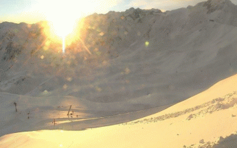 La neige est tombée en abondance que les Pyrénées, comme ici à Peyragudes.