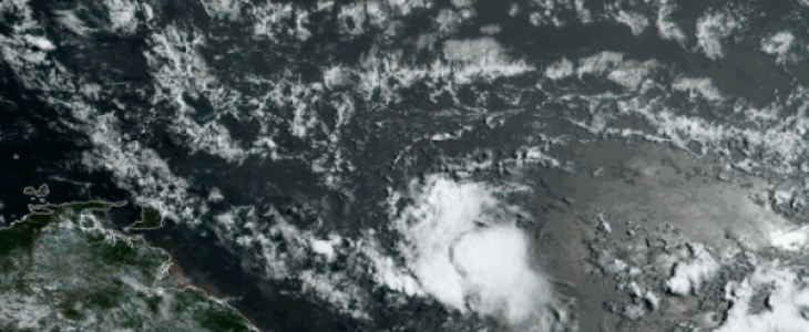Image du satellite GOES16 le 24 juillet 2020 à 12h40 UTC - © Météo-France
