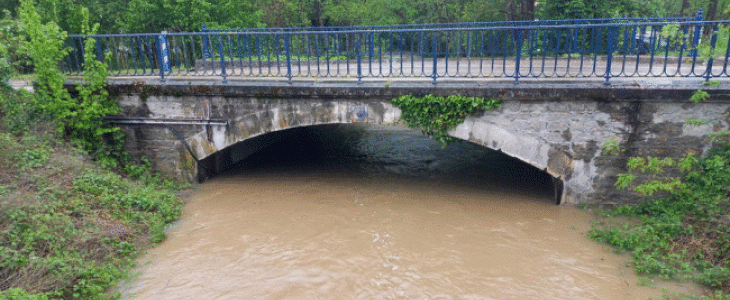 Les fortes précipitations ont provoqué la crue de nombreux cours d'eau dans l'Ain