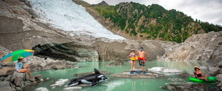 Fonte des glaces, les glaciers boivent la tasse.