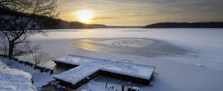 Neige et gelées dans le Nord le samedi 20 janvier 2024.