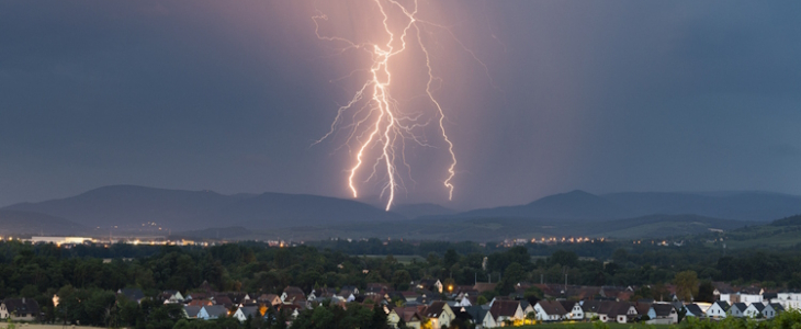 Orages violents du centre à l'est du pays et forte chaleur.