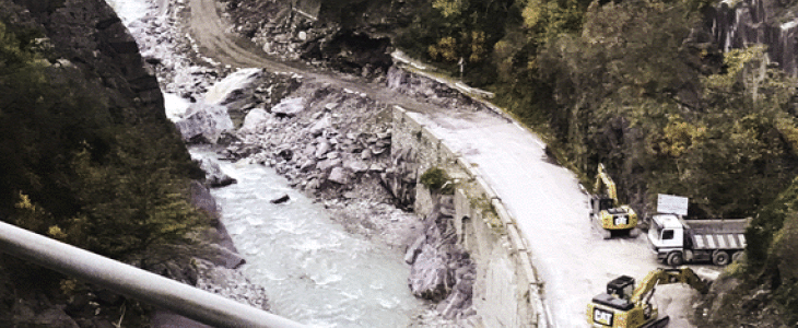 La vallée de la Roya dévastée