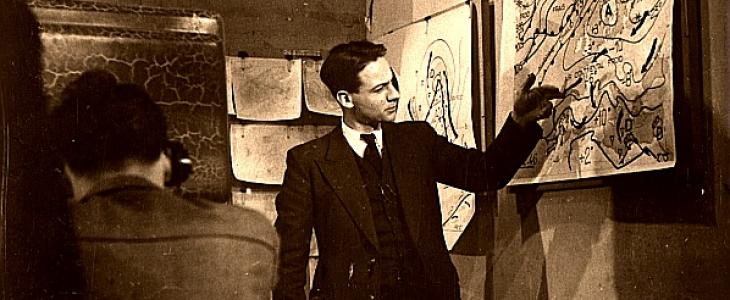 Première diffusion en direct à la télévision du bulletin météo le 17 décembre 1946