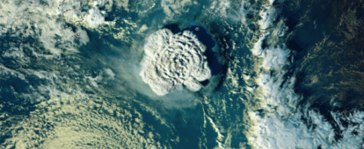 L’éruption du volcan Hunga Tonga - Hunga Ha’apai est la plus puissante de cette décennie. 