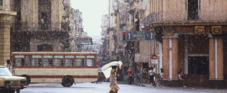 Des pluies intenses sur La Havane à Cuba