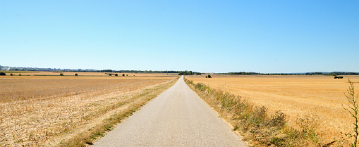 Sécheresse, plaine - France