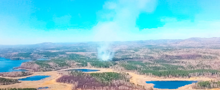 Illustration chaleur et feux Sibérie - © GettyImages