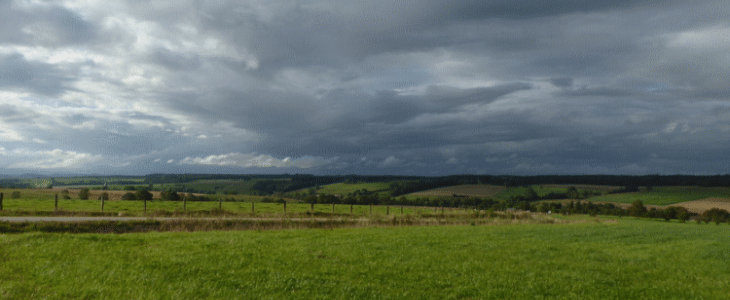 Les nuages ont souvent caché le soleil ce mois d'août.