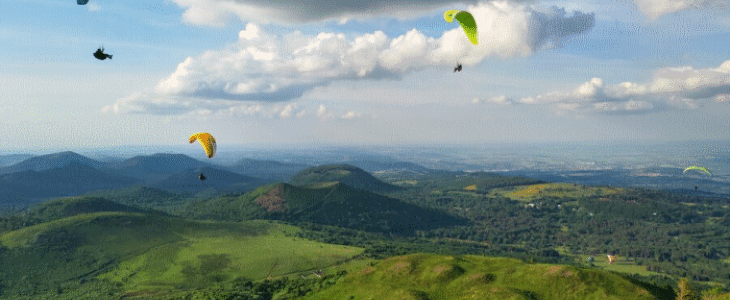 Image d'illustration. La plaine de la Limagne vue du Puy de Dôme.