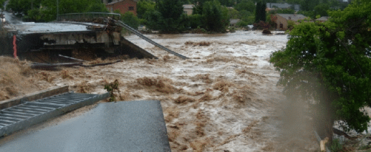 Dégâts considérables dans l'arrondissement de Draguignan - © Infoclimat / Nico83