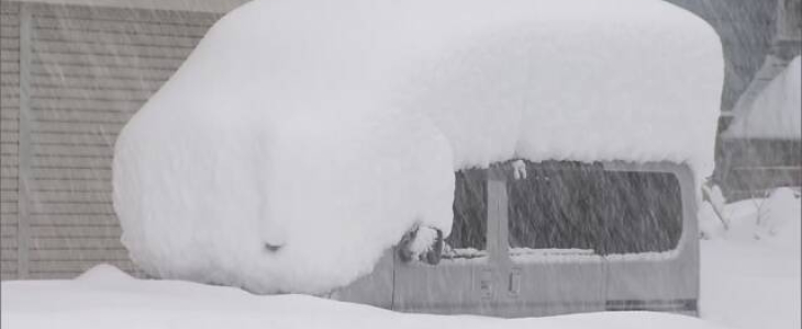 Chutes de neige impressionnantes sur le Japon - © Sayaka Mori, twitter : @sayakasofiamori 