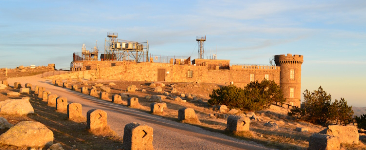 L'Observatoire du mont Aigoual.