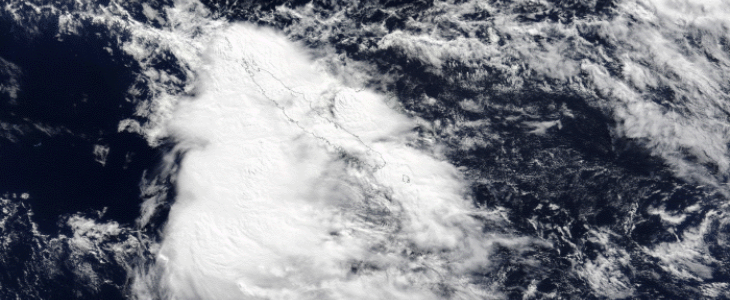 Grande Terre sous la pluie