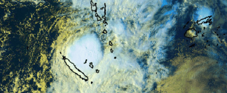 "Lucas" se rapproche le la Nouvelle-Calédonie - satellite Himarawi 8 le 02/02/2021 à 0630 UTC