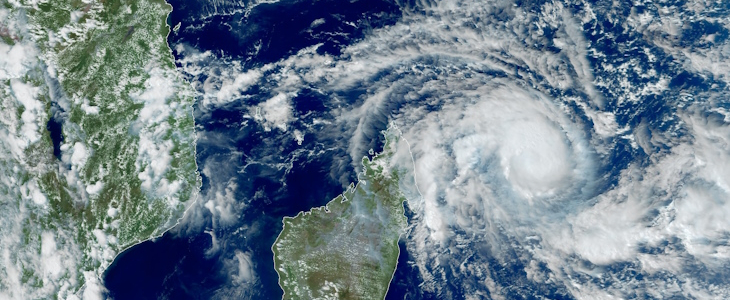 Image du satellite Meteosat12 le 10 janvier 2025 à 12h UTC.