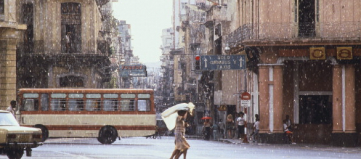 Des pluies intenses sur La Havane à Cuba