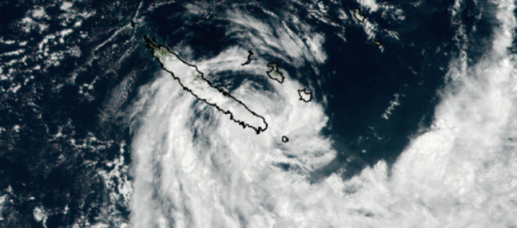 Lucas a touché la Nouvelle-Calédonie 