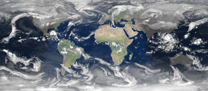 Image multi-satellite le 27 octobre 2020 à 13h30 UTC