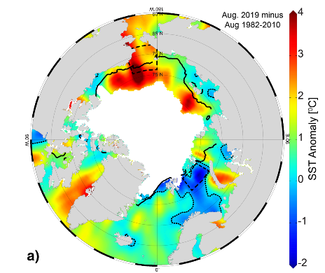 Anomalie par rapport à 1982-2010 ©  NSIDC