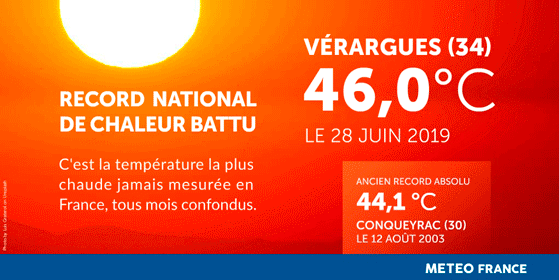 Record de température.