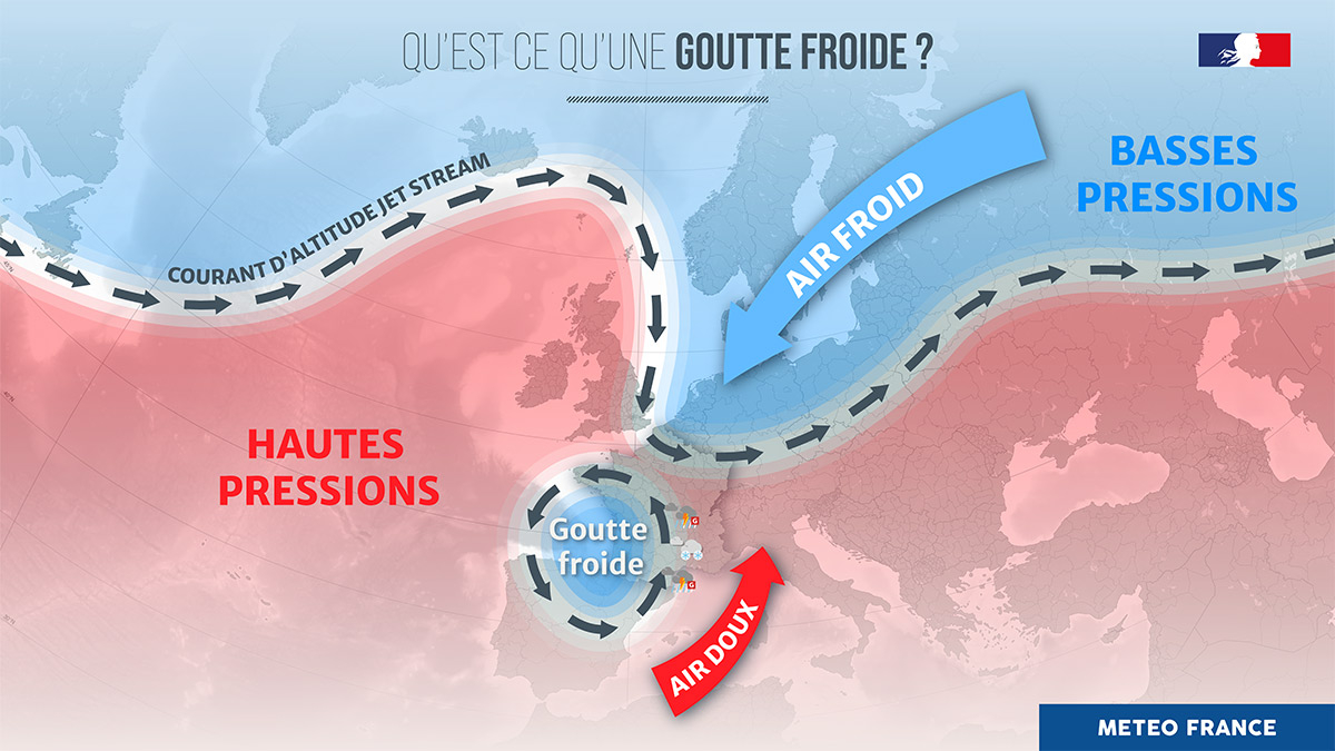 La goutte froide © Météo-France