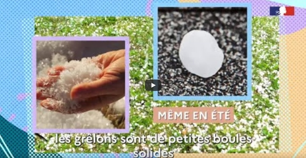 Vidéo sur la grêle © Météo-France