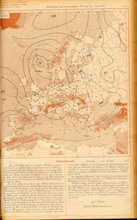​​​​Carte allemande pour le 6 juin 1944