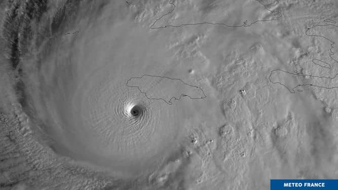 Image satellite de l'ouragan Melissa - Météo-France