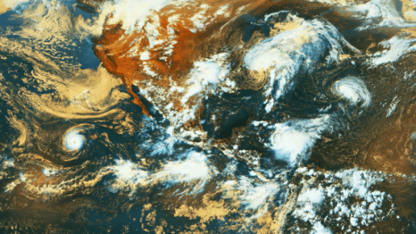 IImage satellitaire du 17 août 2021 au dessus du golfe du Mexique. - © Météo-France 