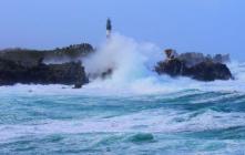 La tempête Zeus touche l'île d'Ouessant le 6 mars 2017 