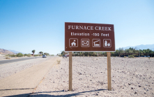 Furnace Creek, dans la vallée de la mort aux USA, est l'endroit le plus chaud de la planète.