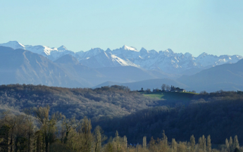 Temps printanier sur les Pyrénées le 24 janvier.