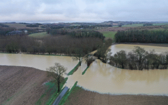 Inondations et routes coupées dans le Gers 