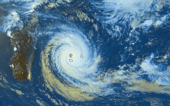 Image satellite le 22 janvier 2002 à 12 UTC.