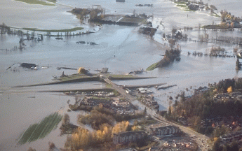 Importantes inondations en Colombie Britannique (Canada).