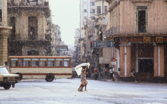 Des pluies intenses sur La Havane à Cuba