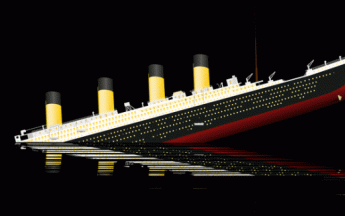 Image d'illustration du naufrage du Titanic.