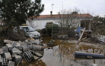 Les dégâts de la tempête Xynthia en février 2010.